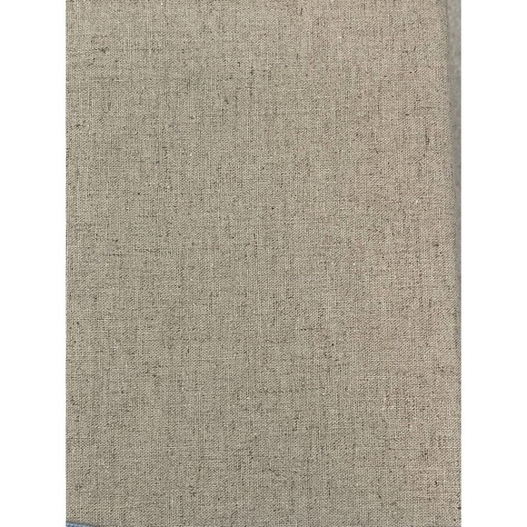Nestwell Linen Cotton Blend Bedskirt Twin Natural Tan 15" Drop Neutrals Tailored - Picture 15 of 16